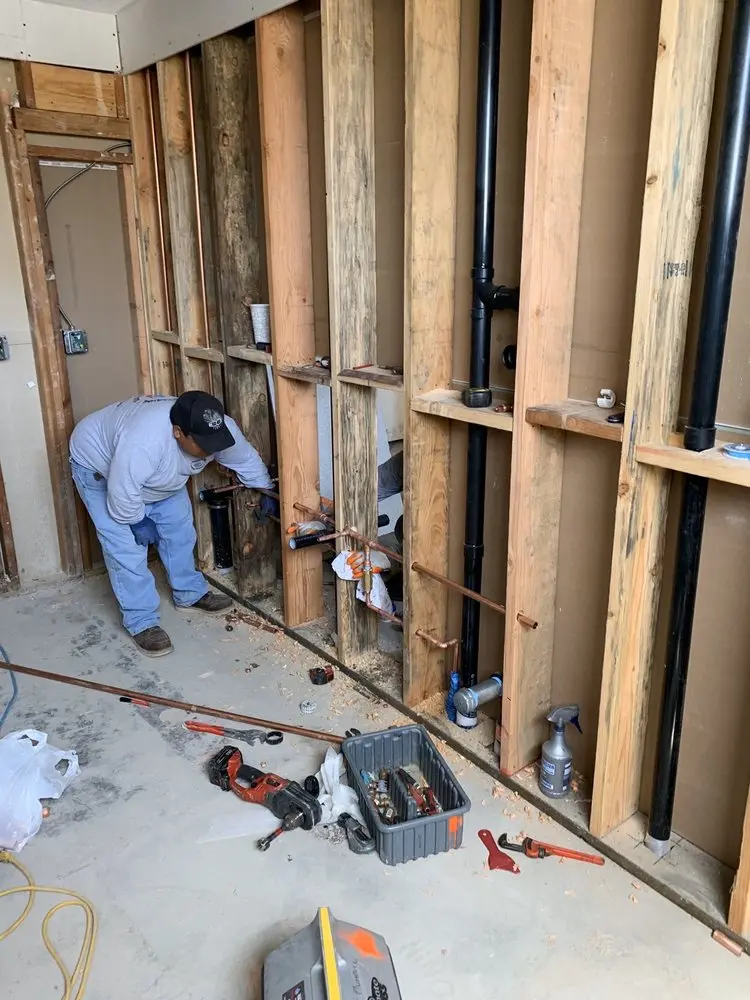 Commercial rough-in plumbing for Water Heater Replacement in Lake Shore